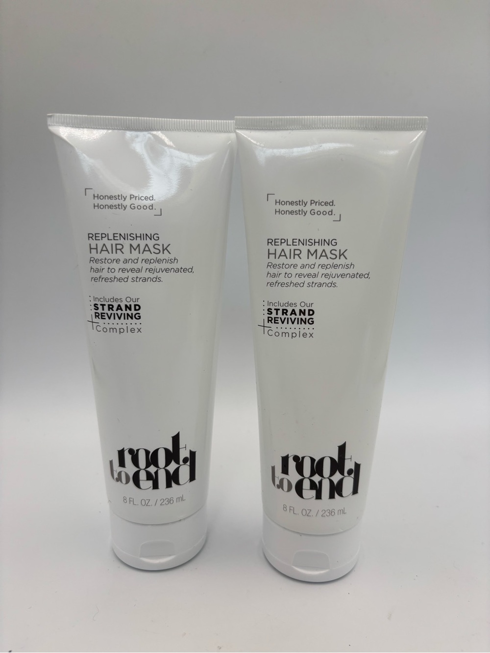 2-PACK Root To End Replenishing Hair Mask 8oz each SEALED/NEW